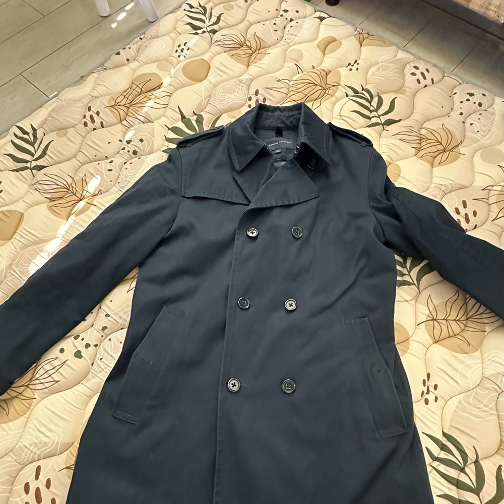 Banana Republic Navy Peacoat Size M - Double-Breasted, Detachable Lining - Picture 8 of 8